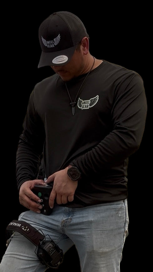 ANGEL GEAR Black on Black Hat -FREE SHIPPING!