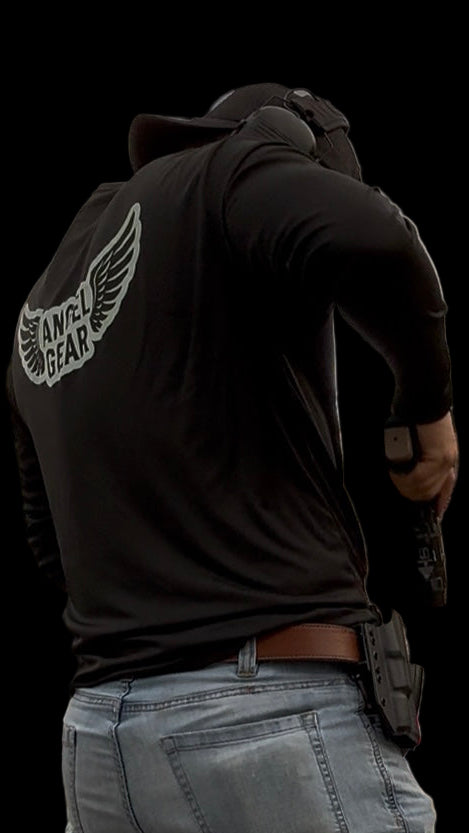 XL Black Angel Gear Long Sleeve Shirt -FREE SHIPPING!