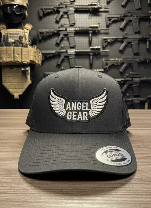 ANGEL GEAR Black on Black Hat -FREE SHIPPING!
