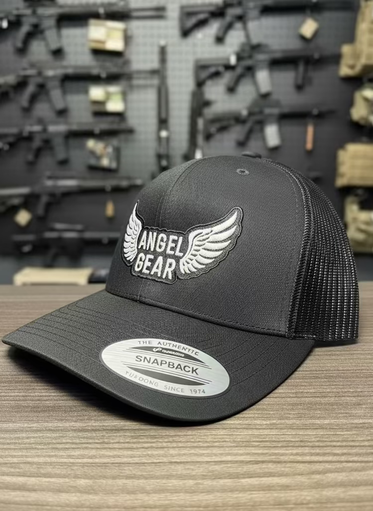 ANGEL GEAR Black on Black Hat -FREE SHIPPING!